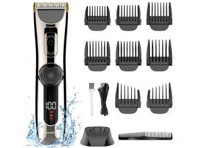 Quality 2200mAh Electric Hair Trimmer , 100v-240v Waterproof Clippers Rechargeable wholesale