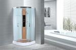 Comfort Waterproof Curved Corner Shower Enclosure Kits Free Standing Type