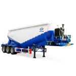 Air Suspension 60T Low Density Bulk Cement/Powder Material Transport Tanker Semi