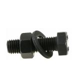 High Strength Grade 10.9 Black Finish M16 Hex Bolt Partital Thread