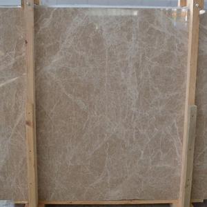Quality Custom Size Spain Light Emperador Marble Slab , Wall Marble Tile wholesale
