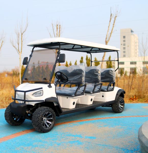 72 Volt Lithium Powered Lifted Golf Cart Brand New Standard 6 Seater Golf Cart