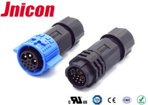 Quality Push Locking IP67 300VAC 9 Signal Waterproof Connector PA66 wholesale