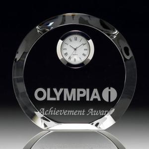 Quality Beautiful Crystal Watches Desk Watch Recognition Awards Logo Custiomized wholesale