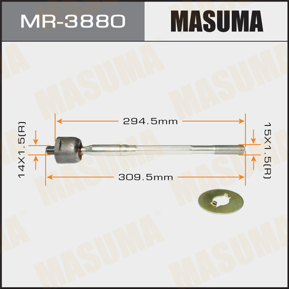 MR-3880 MASUMA Auto Steering System Tie Rod Axle Joint 45503-09321 for TOYOTA HILUX KUN25L