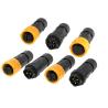 Buy cheap Self Locking Waterproof Signal Connector Panel Mount Assembled Outdoor Lighting from wholesalers