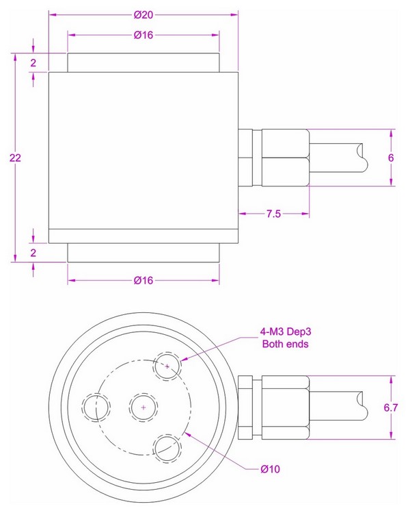 press load cell 5kg 10kg 20kg 50kg 100kg 200kg
