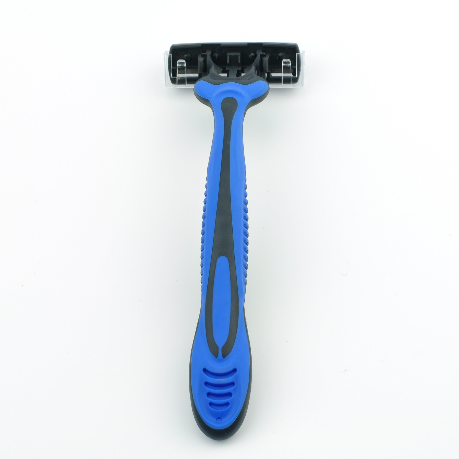 China Factory Supply Custom Color Rubber Handle Disposable Safety Razor