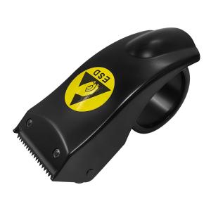 Quality Black ABS Plastic Office Equipment Desktop ESD Antistatic Tape Dispenser wholesale