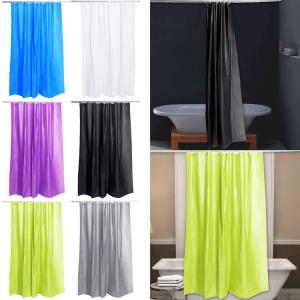 Quality Hot Selling Extra Long PEVA Transparent Shower Curtains White for Bathroom wholesale