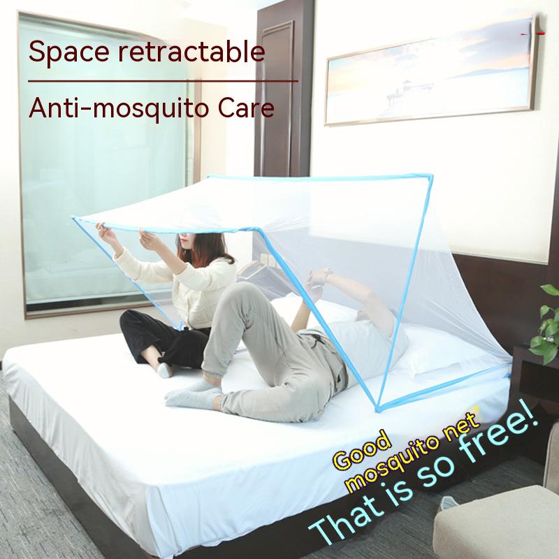 Summer Folded Mosquito Net Tent for Adults 100% Polyester Portable Pop up Bed Room Patio