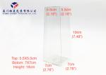 Trapezoid Shape Pet Food Box Pack Home Fragrance Plastic Box Transparent 19cm