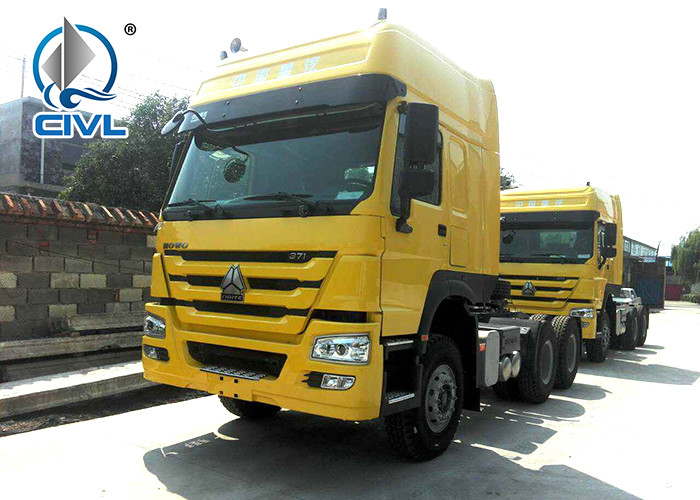 SINOTRUK HOWO7 Tractor Truck New 6X4 380HP RHD Prime Mover Truck With Two Sleepers EUROII 10tires