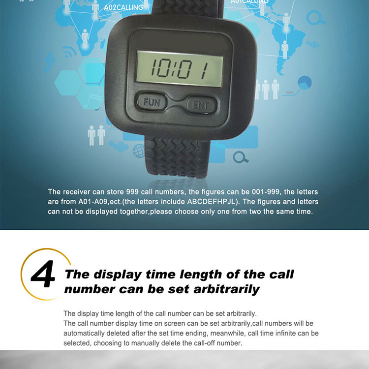 cheap price restaurant wireless waiter calling pager systems