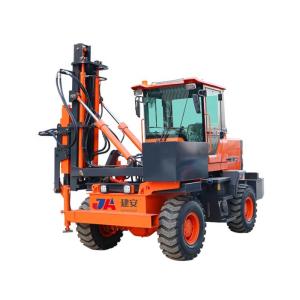 Quality Construction Pile Driver Machine Hydrualic Guardrail Pile Driving Machine wholesale