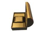 Plastic PU Leather Plastic Watch Box Custom Hot Stamping Logo Printed With