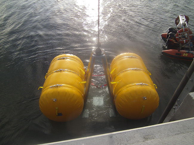 8 Inch Lift Air Bags Boat Lift Helper Air Bags Cylindrical Underwater Safety Lifting Airbag