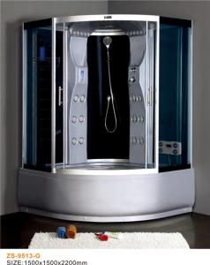 Quality Corner Sector Massage Shower Cabin , Big Size Sliding Door Steam Shower Cabin wholesale