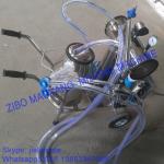 For USA market,Vacuum Pump Typed Single Bucket Mobile Milking Machine, hot sale