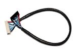 Low Frequency 20 Pins 1.0mm UL 200mm LVDS Cable