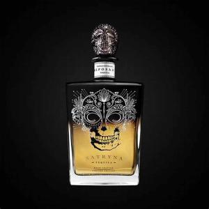 Quality 500ml Flint Tequila Decanter Bottle Black Coating Screen Printing wholesale