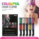 Kids Safe Hair Chalk Comb Set Washable Hair Dye Chalk for Temporary Hair Color