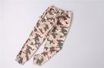 Elastic Waist Womens Camo Jogger Pants 98% Cotton 2% Spandex