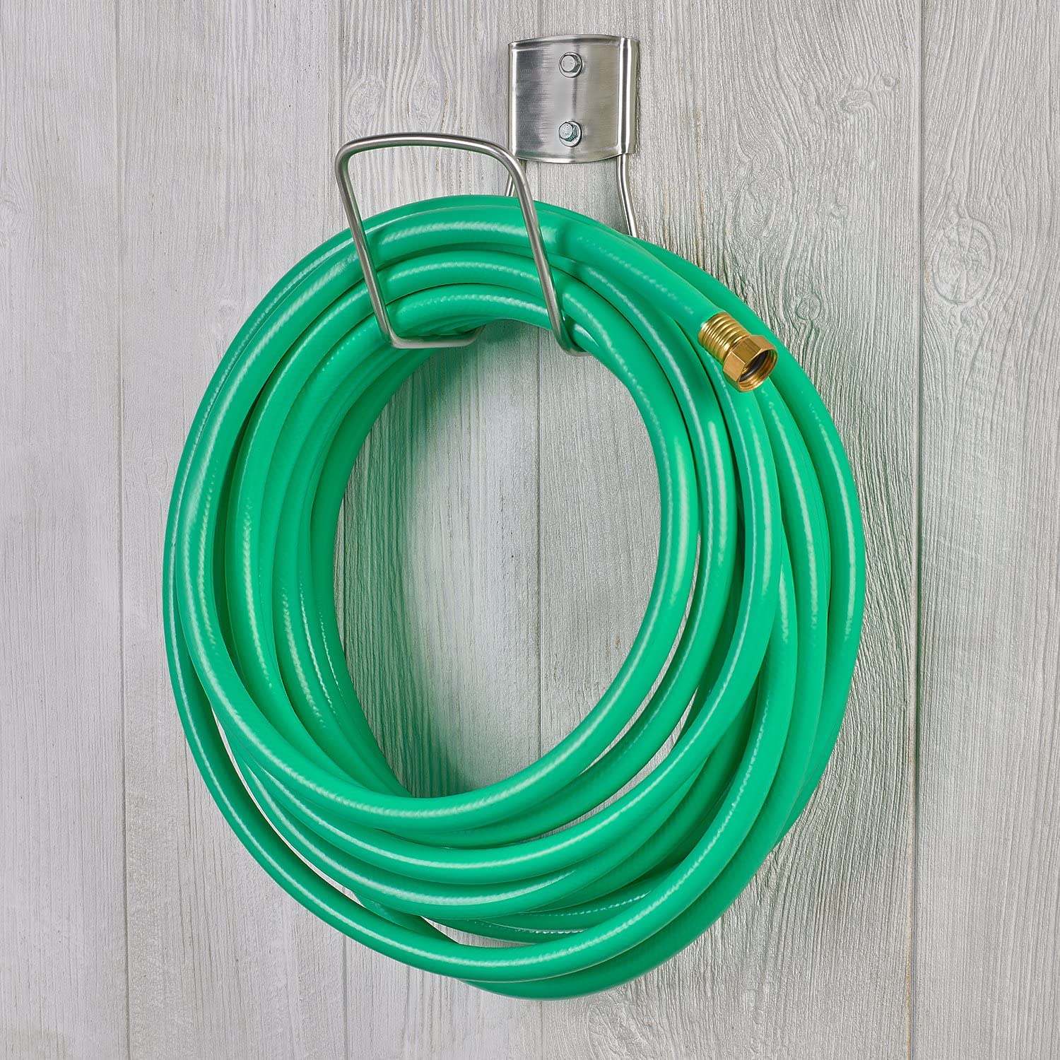 Wall Mount Metal Garden Hose Hook Yellow Extension Cords Support Occasion Selection