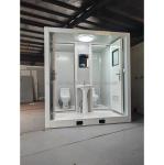 Wall 50/75/100mm Wave Sandwich Panel 20ft or 40ft Luxury Portable Shower Cabin