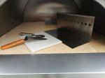 201 Stainless Steel Wood Fired Pizza Oven 900mm Outdoor Stainless Pizza Oven