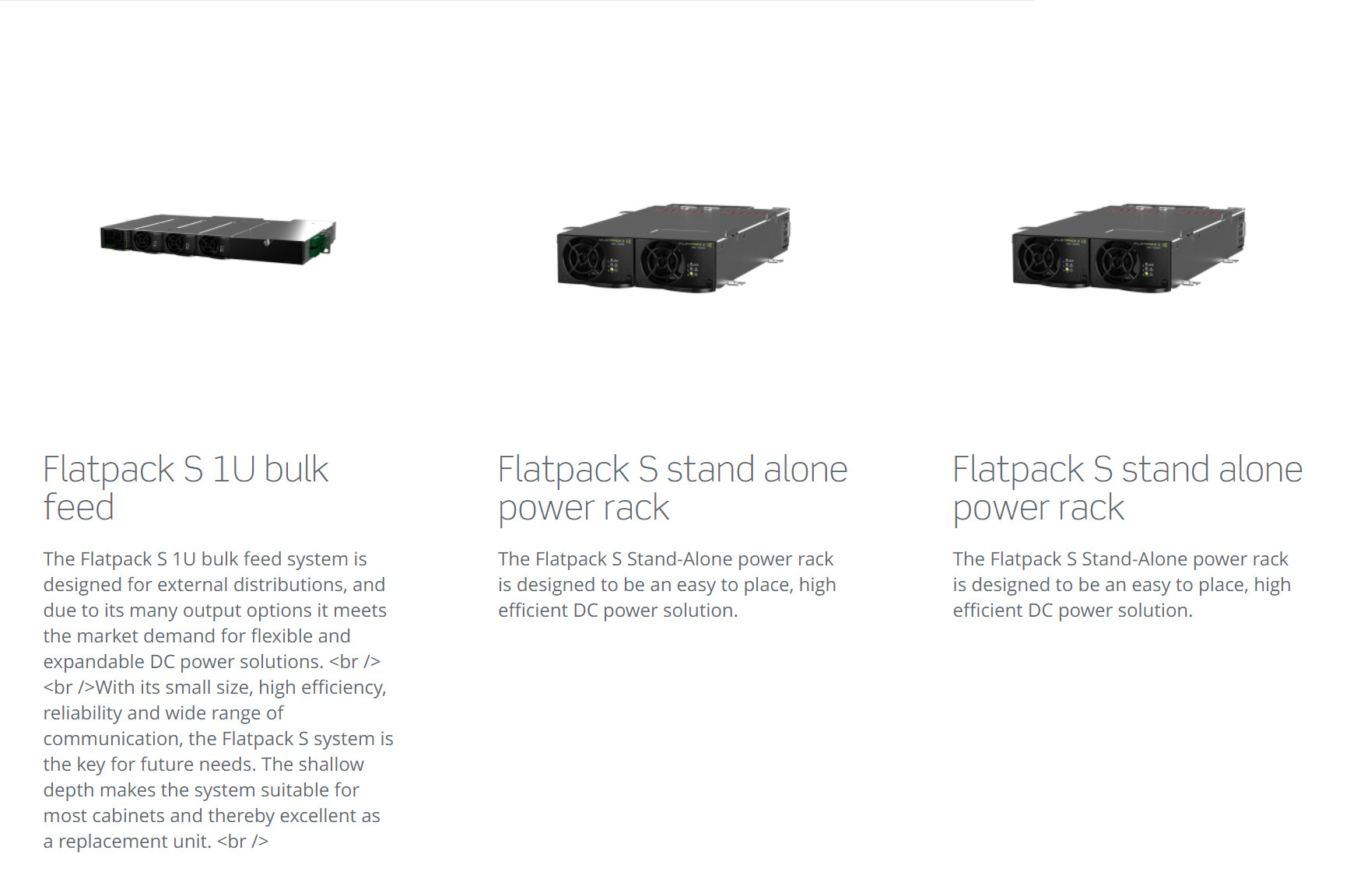 Eltek Flatpack S 1U Shelves With 5R/6R Rectifiers 241122.900 241122.901