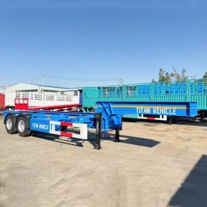 Quality TITAN 2 Axle Gooseneck Container Trailer for Sale wholesale