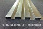 RAL Colour Powder Coated Aluminium Extrusions / Curtain Wall Profile