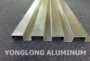 Quality RAL Colour Powder Coated Aluminium Extrusions / Curtain Wall Profile wholesale