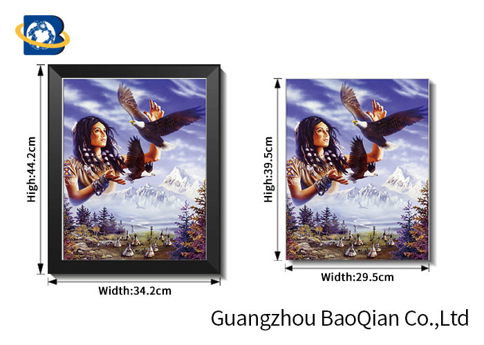 Restaurant Decoration Lenticular Flip Waterproof 3D Picture Photo Printing