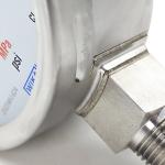 Original 100mm Stainless Steel Manometer Glycerin Filled Pressure Gauge