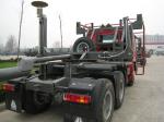 Sinotruk Howo Wood Transport Log Truck With Trailer , Loading 40-60t