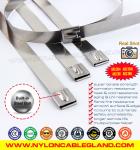 316, 304 Steel Cable Tie Wrap, 490lbs Metal Zip Tie Strap, Versatile Ball-Lock