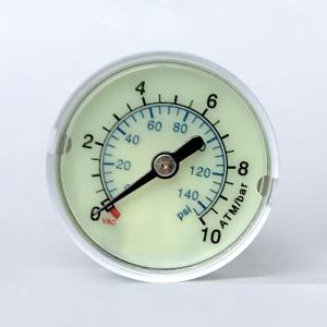 Quality EN 837-1 Medical Pressure Gauge 40mm 10 ATM Clinical Manometer Axial Mount wholesale