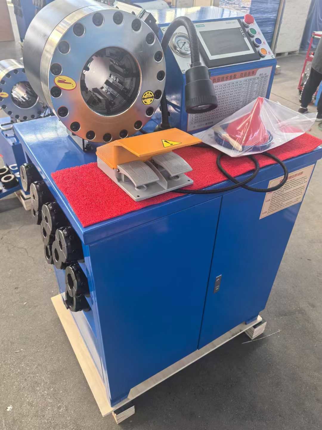 2" Electric High Model Basic Model Button System 10 Dies Big Power Portable Hydraulic Hose Crimping Machine Excavator Hose Press Tool