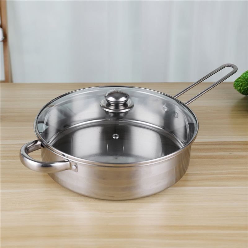 Different lid kitchen food cooking pot combination cookware set with kettle