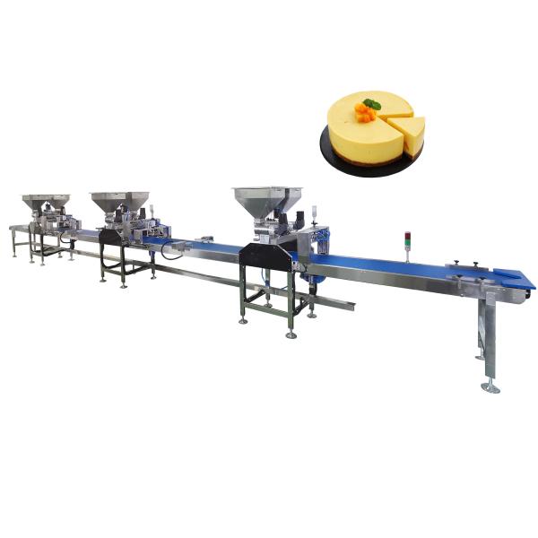 Round Cake Factory Machine Mousse Cake Mold Filling Production Equipment 304