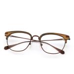 Wood Grain Eyeglass Frames Imitation Wood Acetate Glasses MR 3317