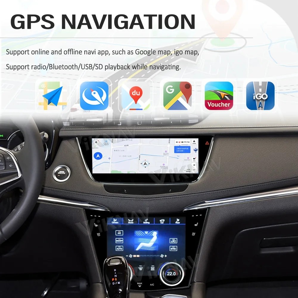 10.25 inch Car radio For 2016-2023 Cadillac XT5 XT6 Multimedia Player GPS Navigation 4G Wifi Wireless Carplay