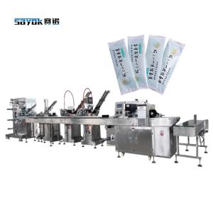 Quality CE Certified Napkin Toothpick Spoon Automatic Packing Line Automatic Feeding Sealing Packing wholesale