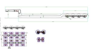 Quality Lowbed Trailer Designed for Anton Excavator Transport 137500 to 26000*2500to2550 Height wholesale