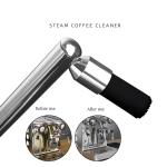 Barista-Grade Steel Grinder Brush Pressure Steam Espresso Machine Cleaning