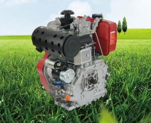 Quality 15Hp 20Hp Single Cylinder Diesel Engine Recoil Or Electric Starter Diesel Engine wholesale