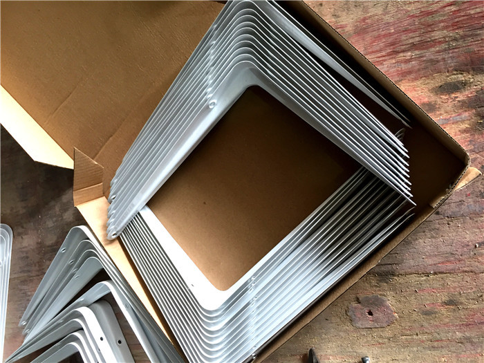 Supermarkets Corner Shelf Brackets Metal