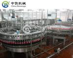 Auto Capping Carbonated Beverage Filling Machine Stainless Steel Compact